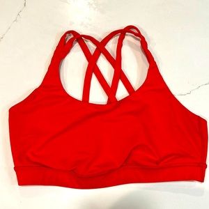 Lululemon Red Energy Bra-Like new!  Size 8